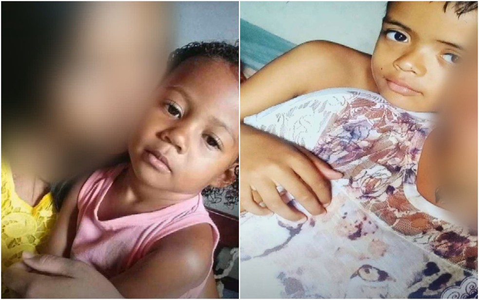 Ayla Nunes, de 5 anos, e o irmão Luiz Otávio Nunes, de 7 anos, foram achados mortos em Bonópolis, em Goiás — Foto: Reprodução/TV Anhanguera