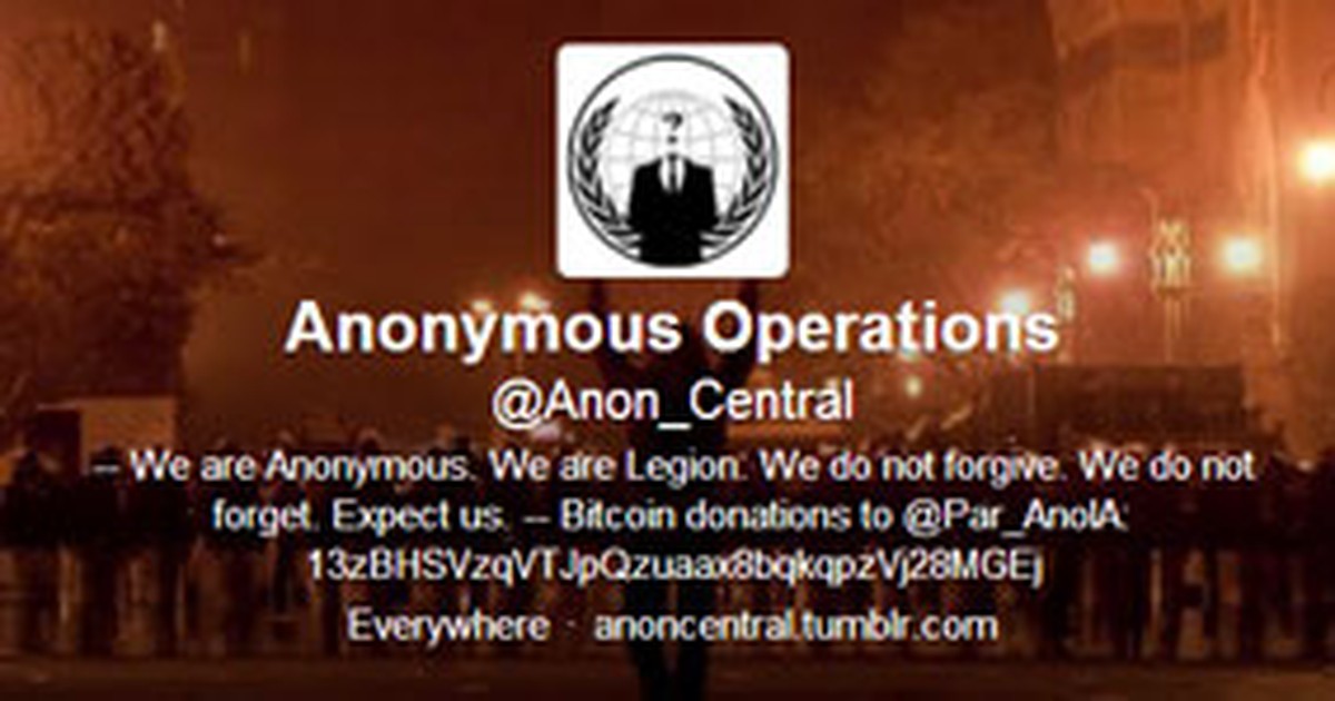 G1 - Conta do grupo hacker Anonymous é invadida no Twitter - notícias ...