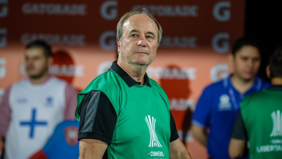 Levir Culpi, Cerro Porteño-PAR x Atlético-MG — Foto: Bruno Cantini / Atlético