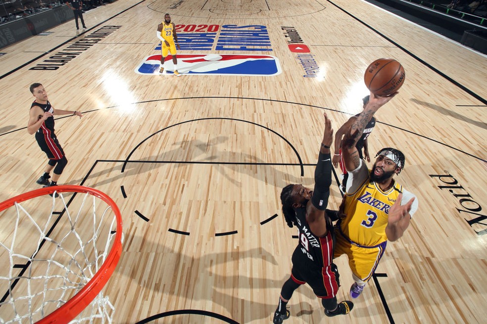 Los Angeles Lakers x Miami Heat - jogo 1 final — Foto: Nathaniel S. Butler/Getty Images