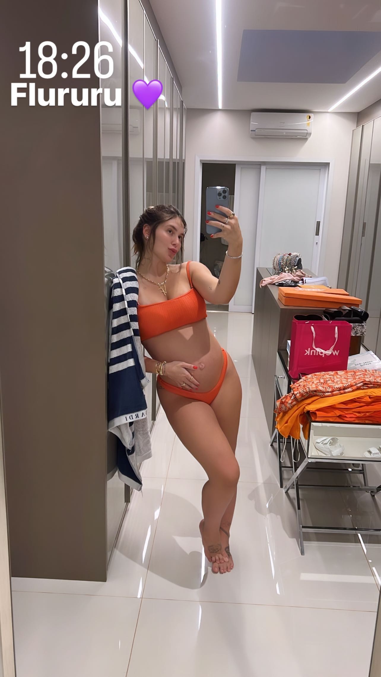 Virginia Fonseca mostra barriga da segunda gravidez (Foto: Reprodução/Instagram)