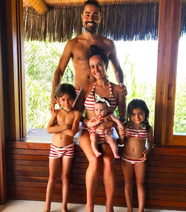 Ricardo Pereira com a família (Foto: reprodução/Instagram)