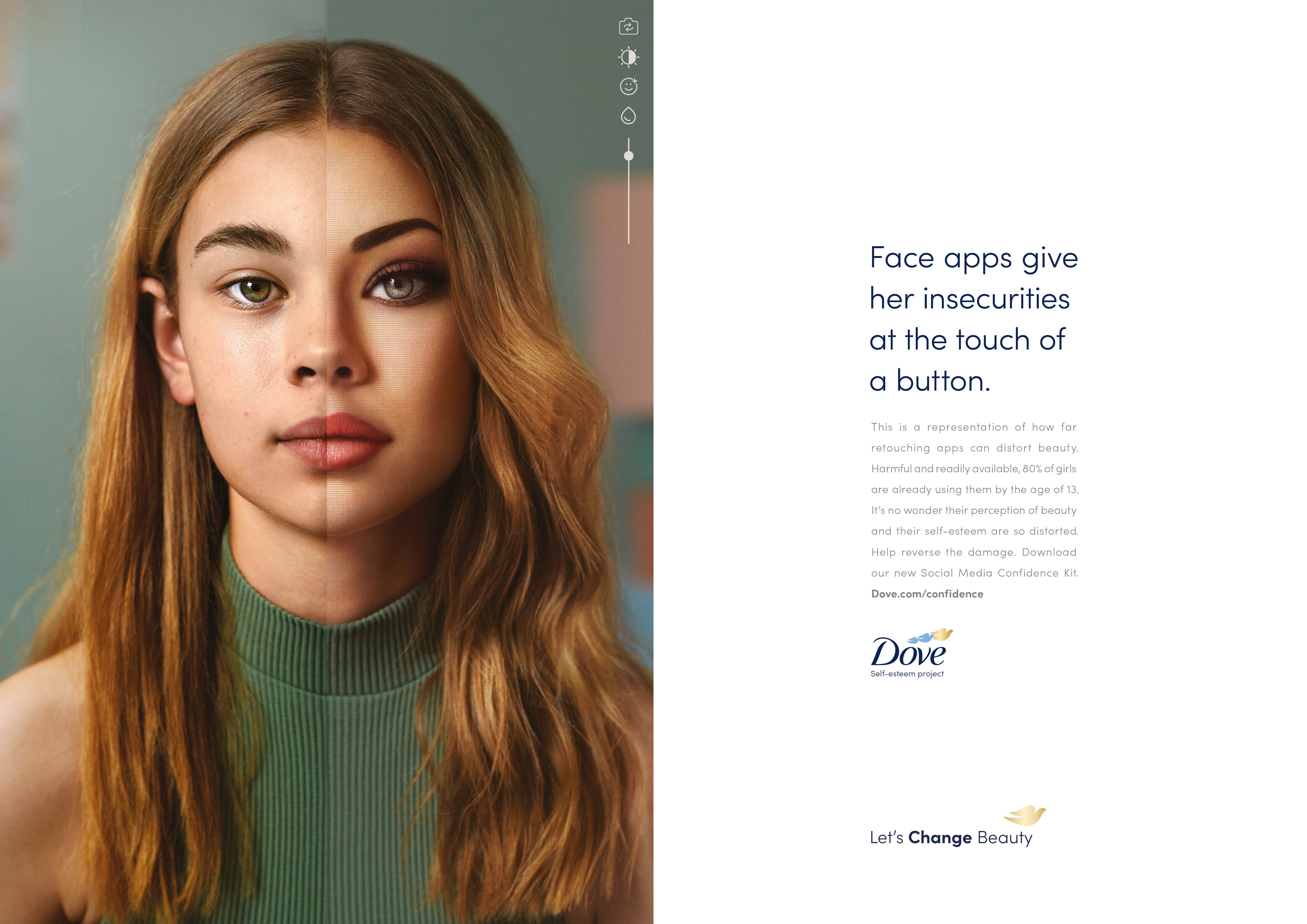 Campanha publicitária da Dove deve chegar ao Brasil em breve (Foto: OGILVY UK)