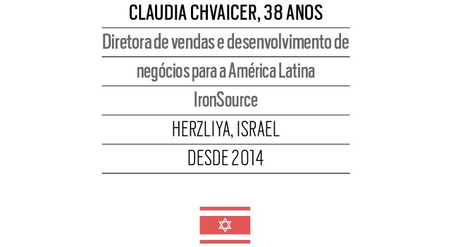 Claudia Chvaicer, 38 anos  Diretora de vendas e desenvolvimento de  negócios para a América Latina IronSource (Foto: Divulgação)