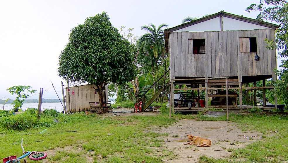 Comunidade ribeirinha de Porto Velho — Foto: Ruan Gabriel/Rede Amazônica