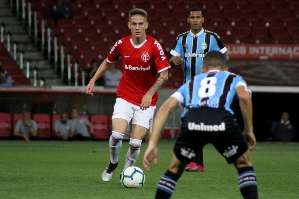 Juliano Fabro é um remanescente do extinto Inter B — Foto: Mariana Capra/DVG/Inter