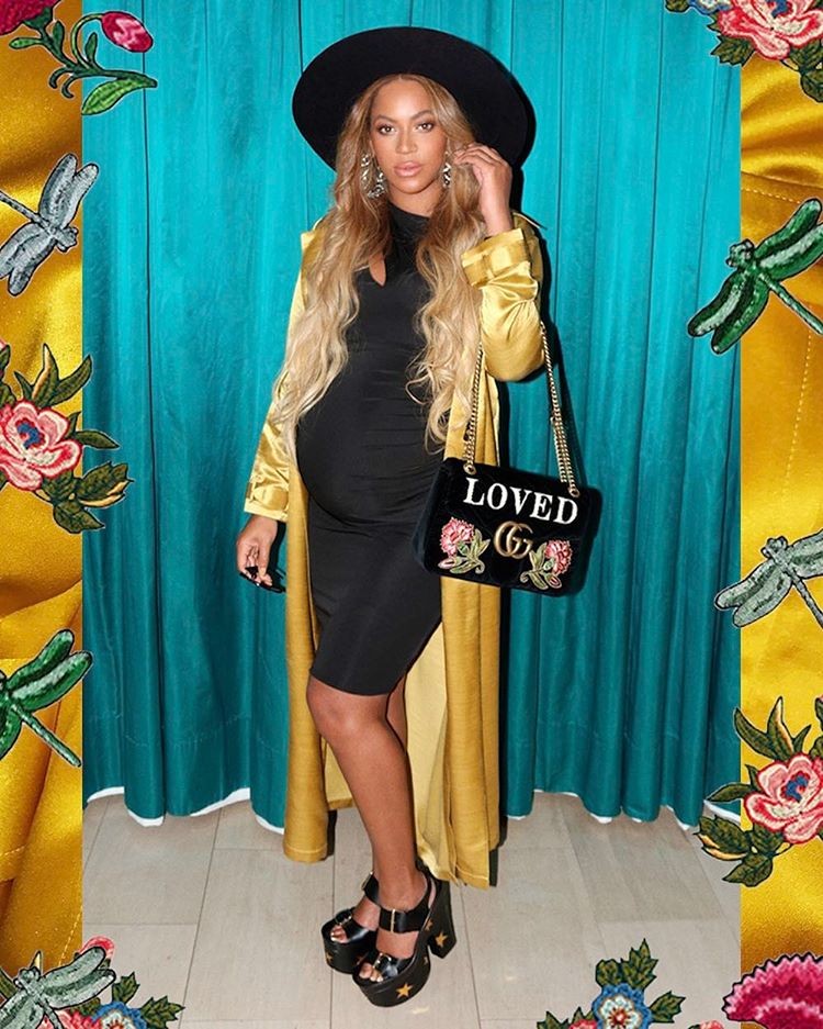 Beyoncé mostra barrigão em ensaio (Foto: Instagram/Reprodução)