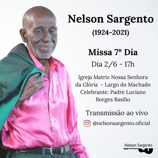 Missa de Sétimo Dia de Nelson Sargento (Foto: Reprodução/Instagram)