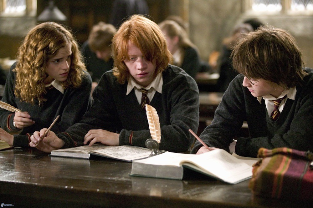 Livros para Hermione não botar defeito (Foto: Divulgação / Warner Bros. )