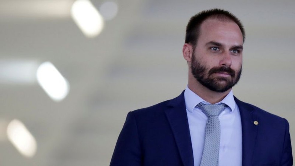  Eduardo Bolsonaro, deputado federal por São Paulo, eleito em 2018 — Foto: Reuters