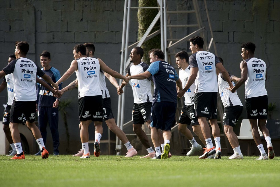 Santos terÃ¡ a semana toda sem partidas para se preparar para o clÃ¡ssico â€” Foto: Ivan Storti/Santos FC
