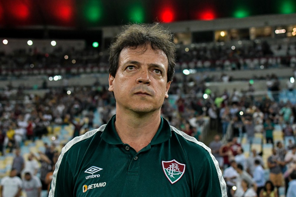 Fernando Diniz em Fluminense x Cruzeiro — Foto: Thiago Ribeiro/AGIF