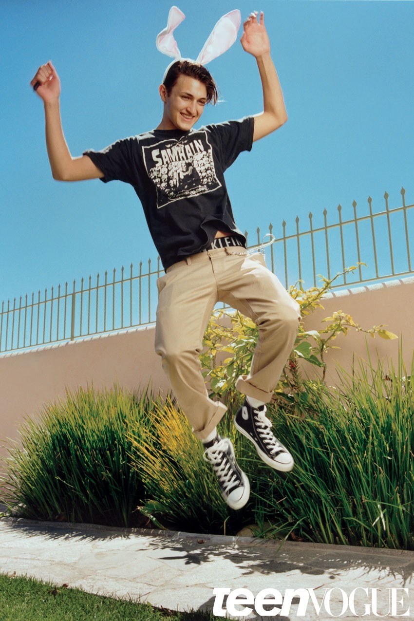Anwar Hadid na Teen Vogue (Foto: Divulgação)