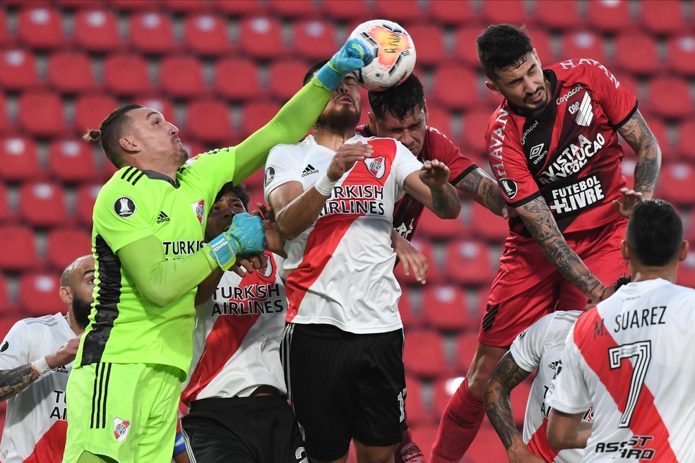 Athletico perde para o River Plate pelas oitavas de final da Libertadores de 2020 — Foto: Staff Images/Conmebol