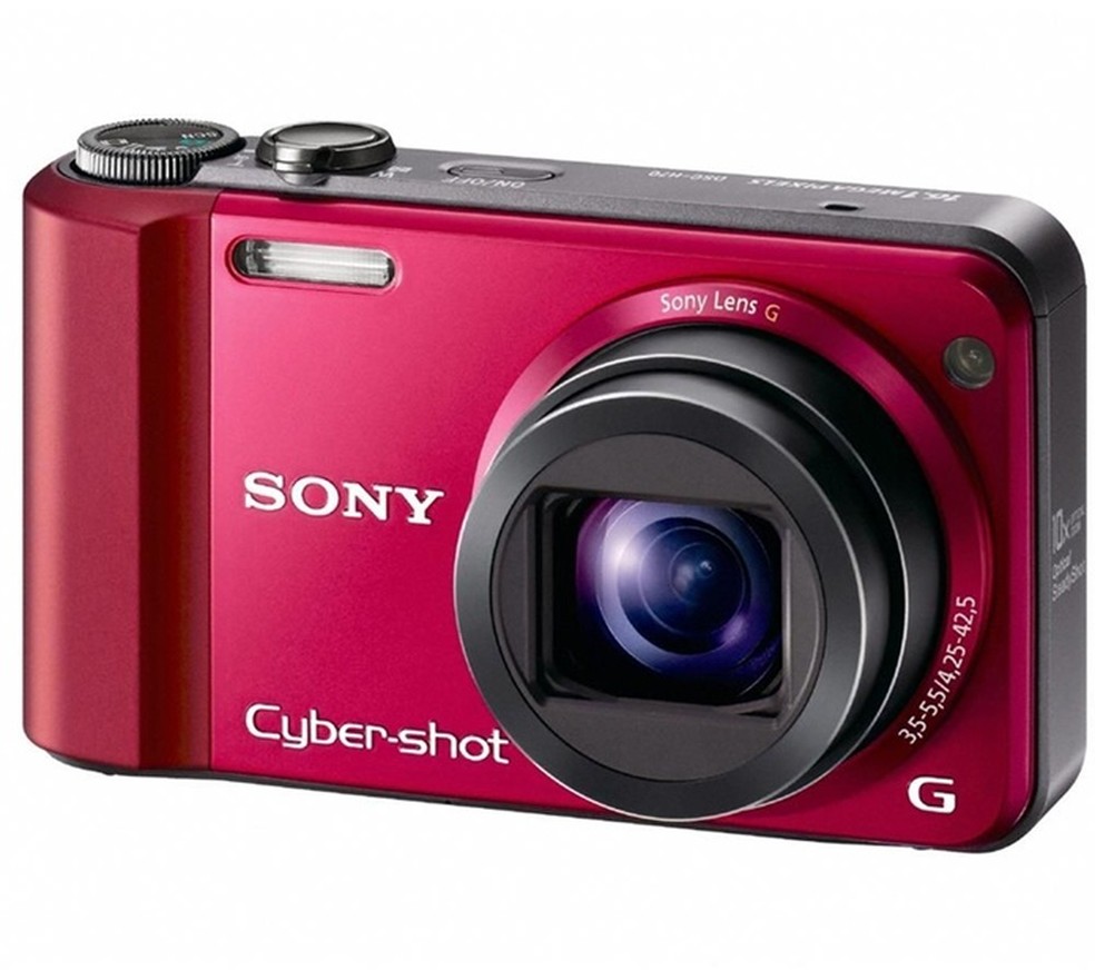 Câmeras da Sony chamavam atenção com cores extravagantes — Foto: Divulgação/Sony