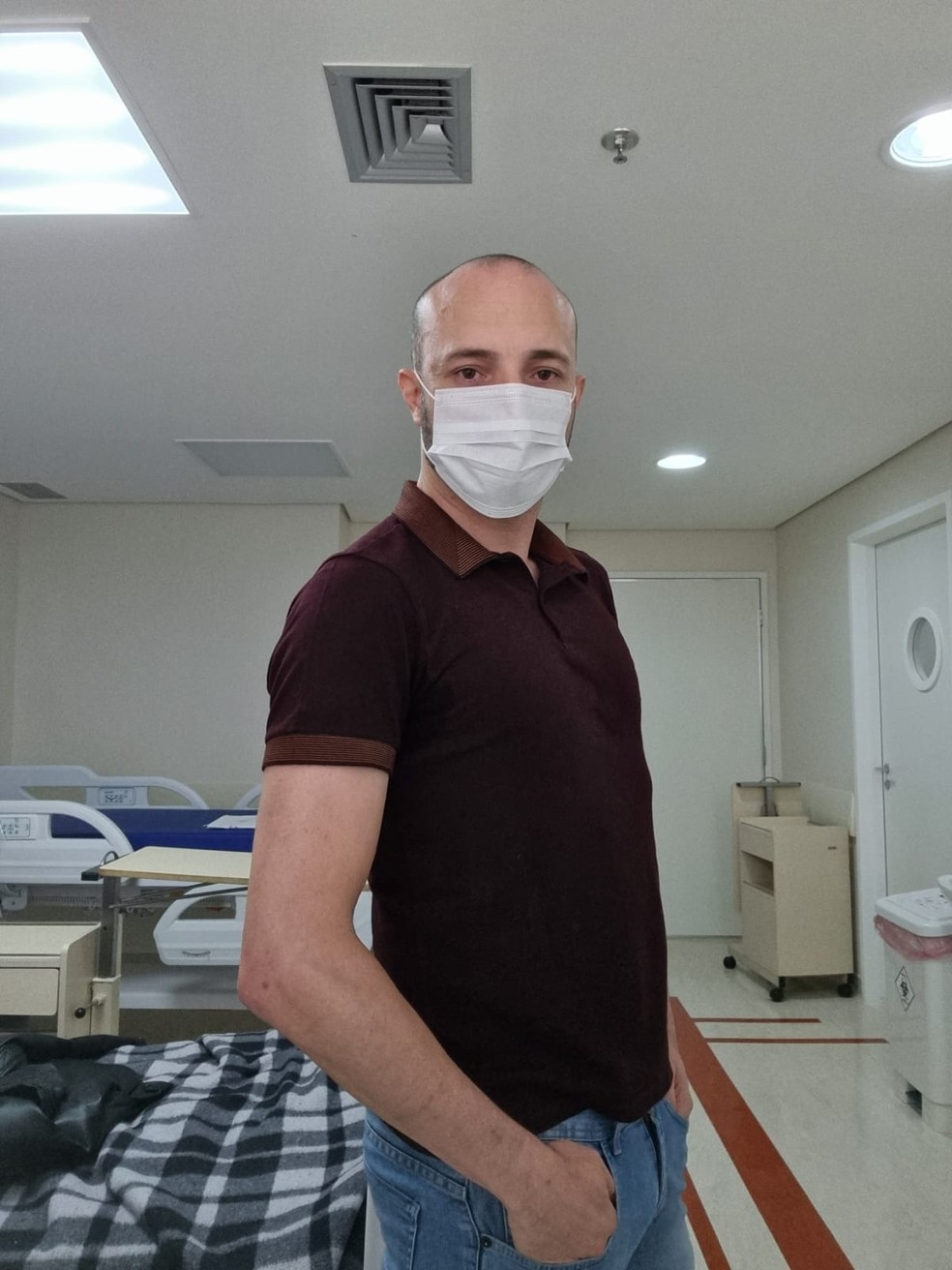 Paciente do 1º caso confirmado de varíola dos macacos no país tem alta de hospital em SP — Foto: Arquivo pessoal