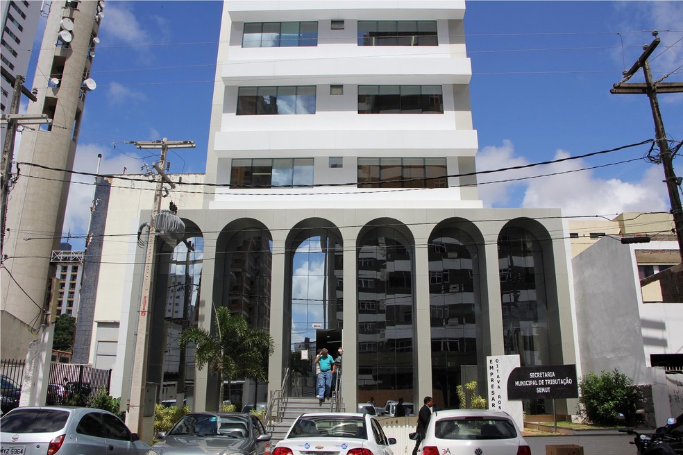 Sede da Secretaria de TributaÃ§Ã£o de Natal â€” Foto: Alex RÃ©gis