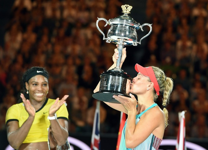 Angelique Kerber Serena Williams Aberto da Austrália Tênis (Foto: EFE)