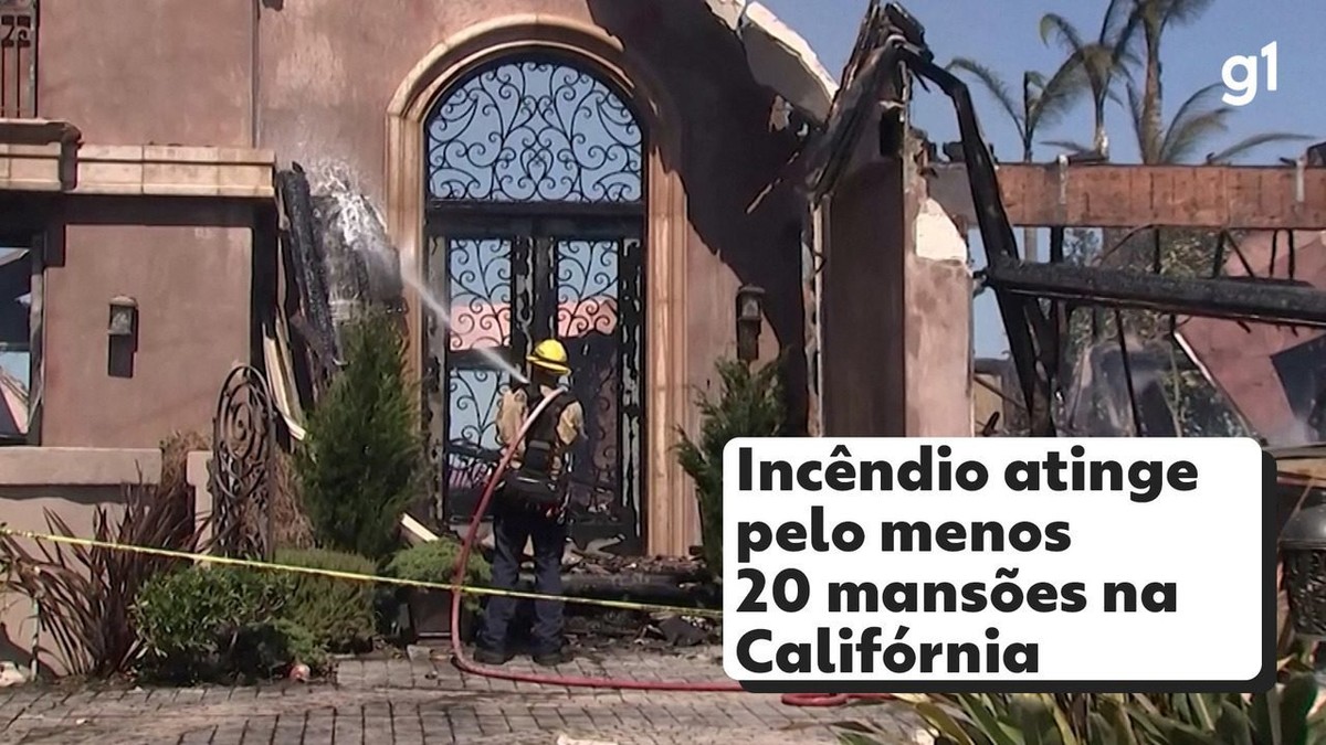 Fire destroys at least 20 mansions off the coast of California |  Globalism