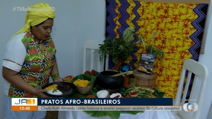 Chefe de cozinha prepara pratos e conta a história de comidas afro-brasileiras