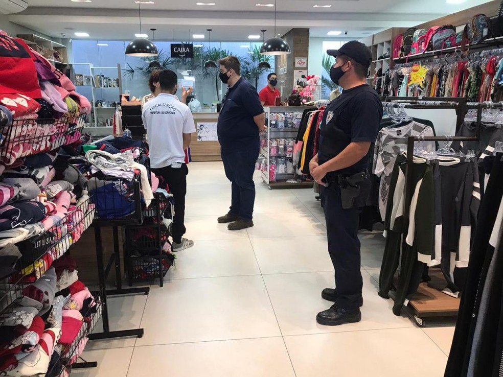 A&ccedil;&atilde;o 'Todos Contra a Covid' j&aacute; fechou 285 estabelecimentos comerciais em Sorocaba &mdash; Foto: Divulga&ccedil;&atilde;o/Prefeitura de Sorocaba