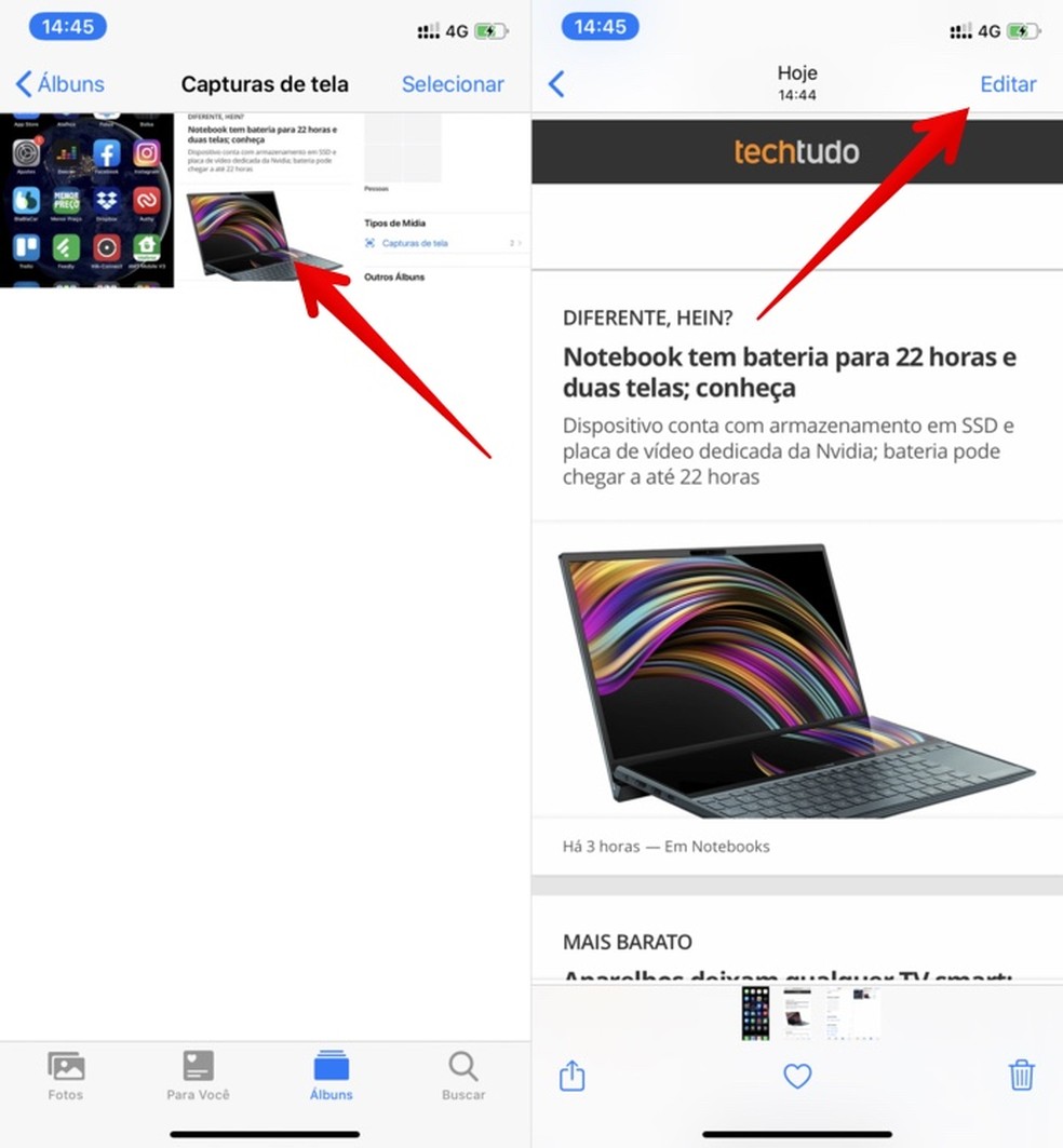 ECM INFORMÁTICA Como tirar print no iPhone XR