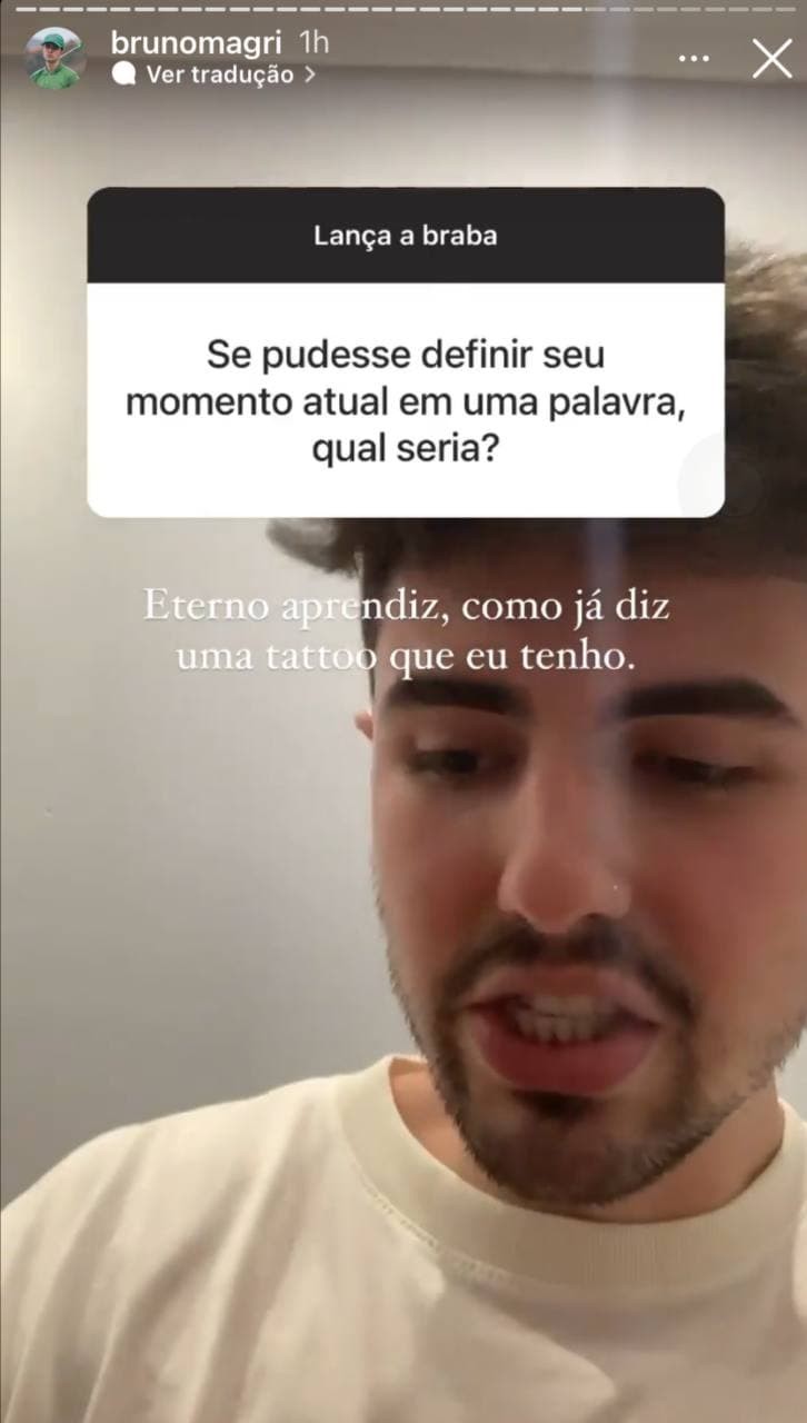 Bruno Magri responde perguntas sobre fim de namoro com Viih Tube (Foto: Reprodução / Instagram)
