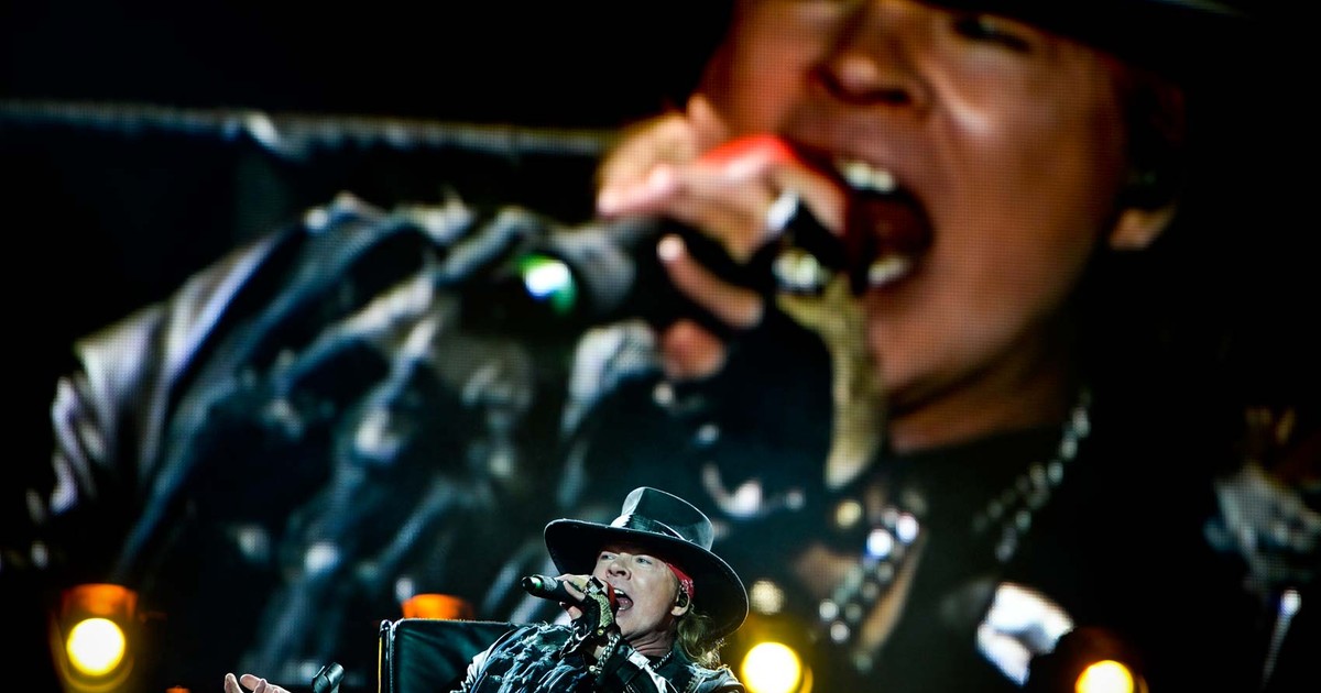 G1 - AC/DC faz em Lisboa seu primeiro show com Axl Rose no vocal ...