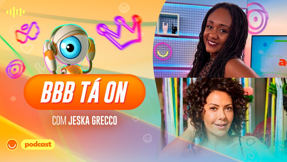 Sarah Aline e Fabiula Nascimento participam do BBB Tá On — Foto: gshow/João Cotta/Globo