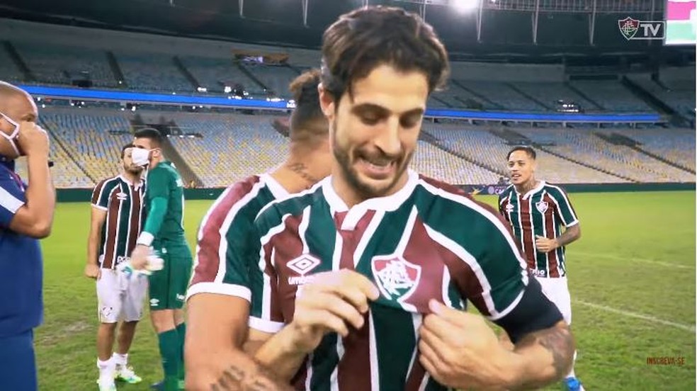 Hudson, volante do Fluminense � Foto: Reprodu��o / FluTV