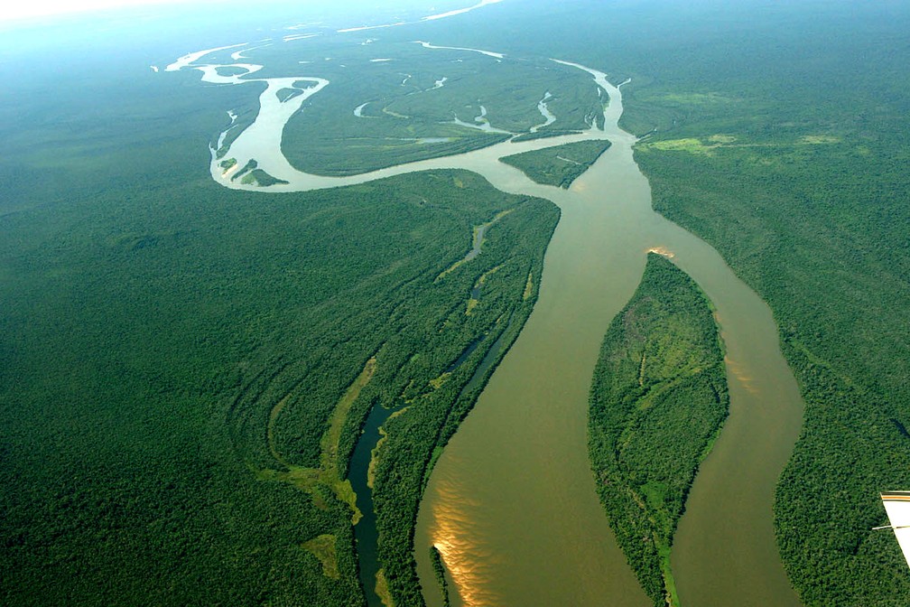 Rio Xingu, no Parque Nacional do Xingu — Foto: Secom-MT