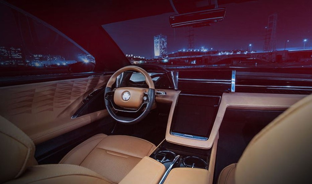Interior do Fisker EMotion (Foto: Divulgação)