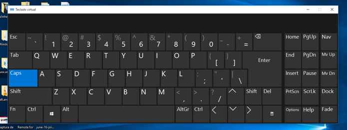 Veja como acessar o teclado virtual do Windows 10 (Foto: Reprodução/André Sugai)