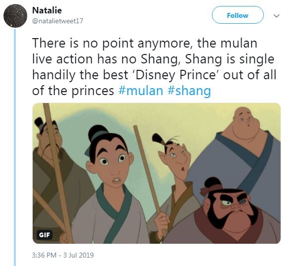 Fãs fizeram críticas ao primeiro trailer de Mulan (Foto: Reprodução / Twitter)