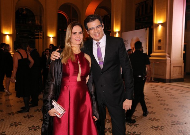 Celso Portiolli e a mulher, Suzana Marchi (Foto: Deividi Correa / AgNews)