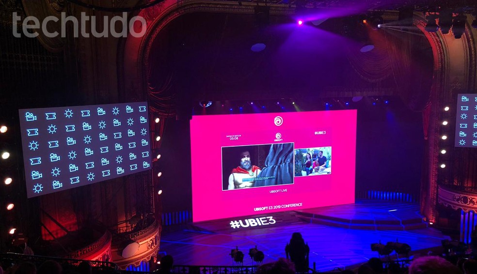 ConferÃªncia da Ubisoft na E3 2019 â€” Foto: Marlon CÃ¢mara/TechTudo