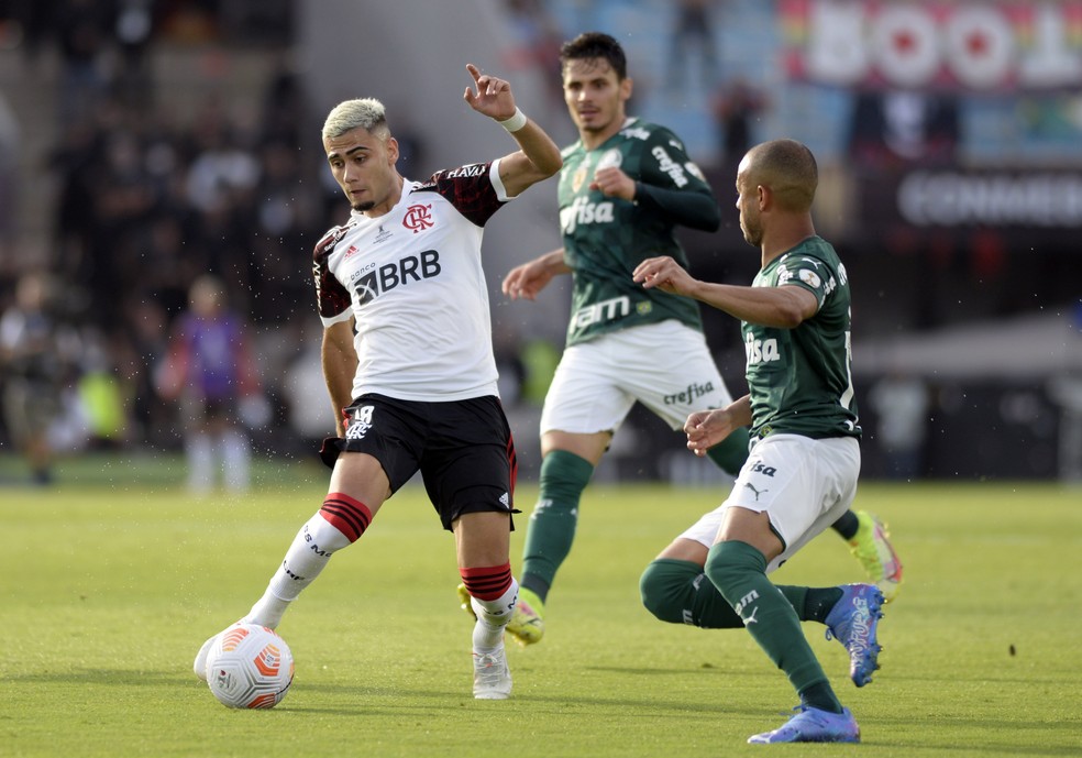 Andreas Pereira Flamengo Palmeiras final Libertadores — Foto: Andres Cuenca Olaondo/Reuters