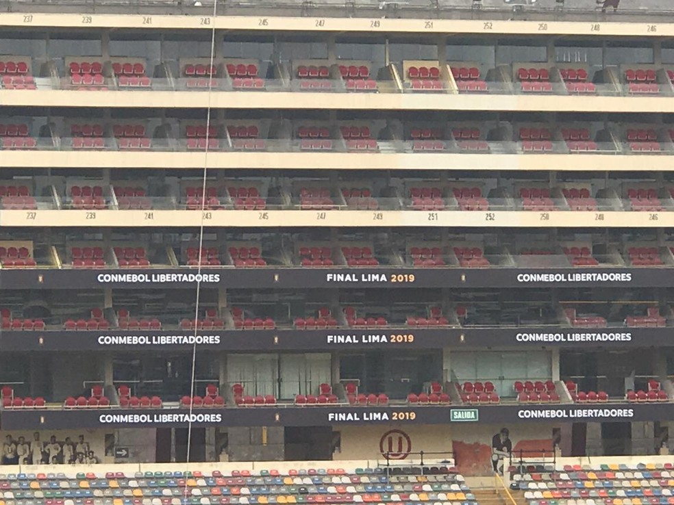 Estádio Monumental Lima Flamengo x River Plate Libertadores — Foto: GloboEsporte.com