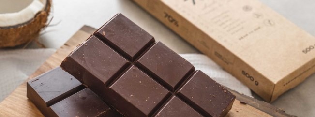 Maré: chocolate para uso culinário
