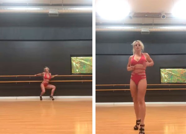 Britney Spears dança Get Naked no Instagram (Foto: Reprodução / Instagram)
