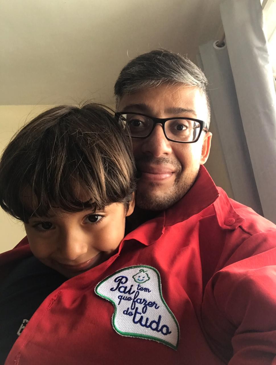 Bruno com o filho Samuel (Foto: Reprodução Instagram)
