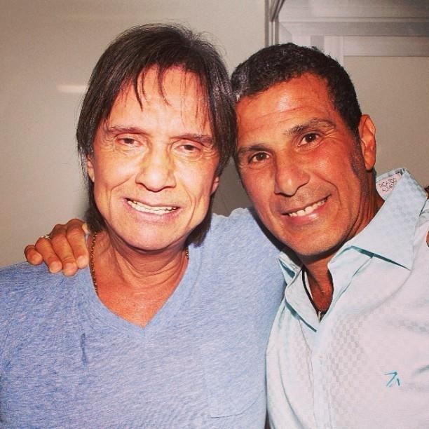 Eri Johnson e Roberto Carlos (Foto: Reprodução/Instagram)