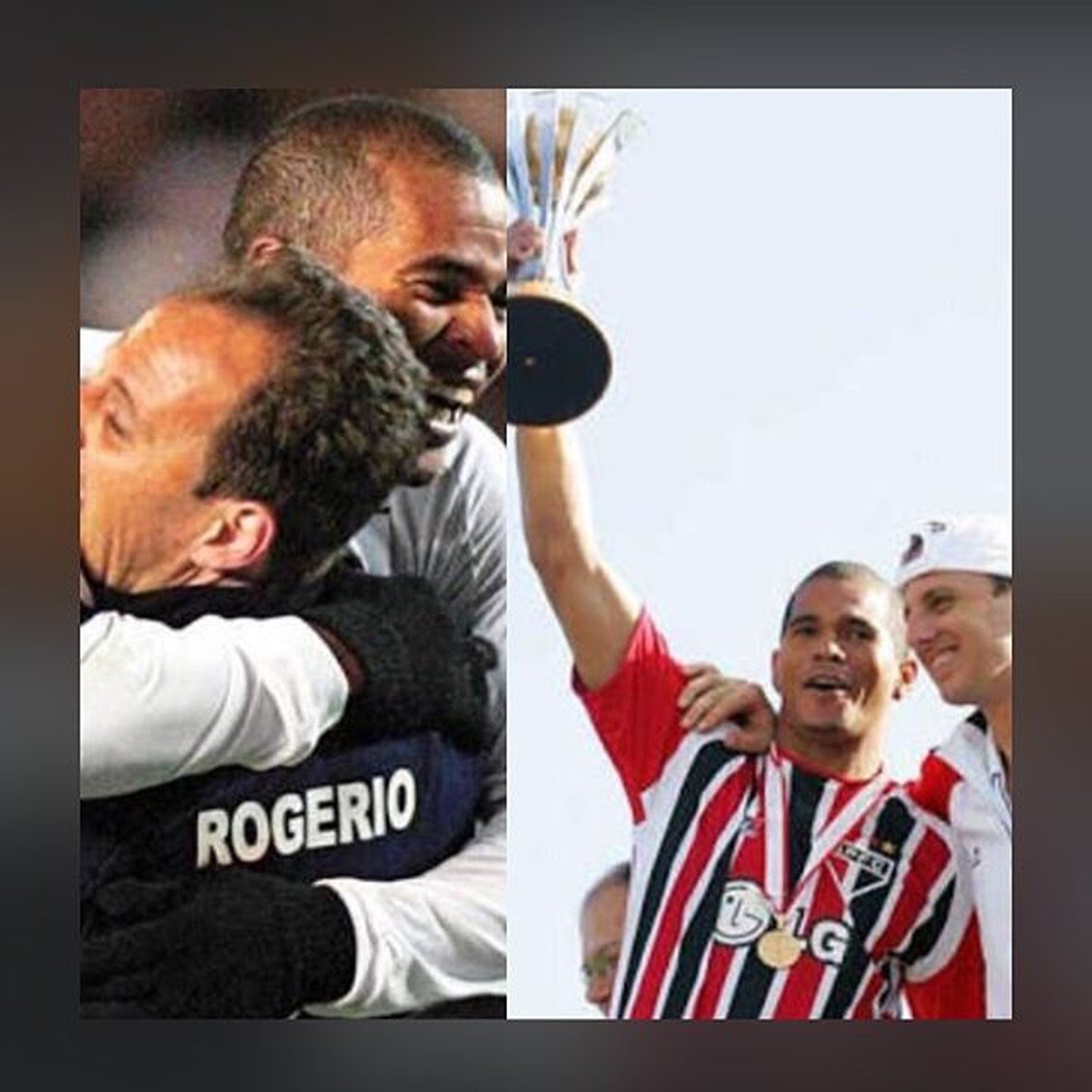 Aloísio Chulapa e Amoroso defendem Rogério Ceni nas redes sociais