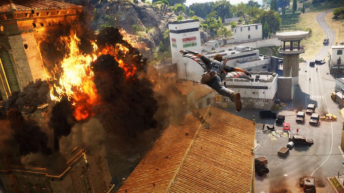 Just Cause 3 tem mapa imenso altamente destrutível (Foto: Divulgação/Square Enix)