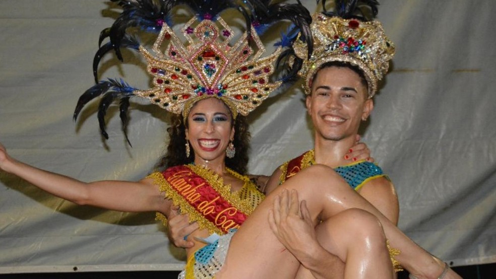 Gislâne Cruz do Nascimento foi a Rainha do Carnaval de Parnamirim em 2019 — Foto: Prefeitura de Parnamirim