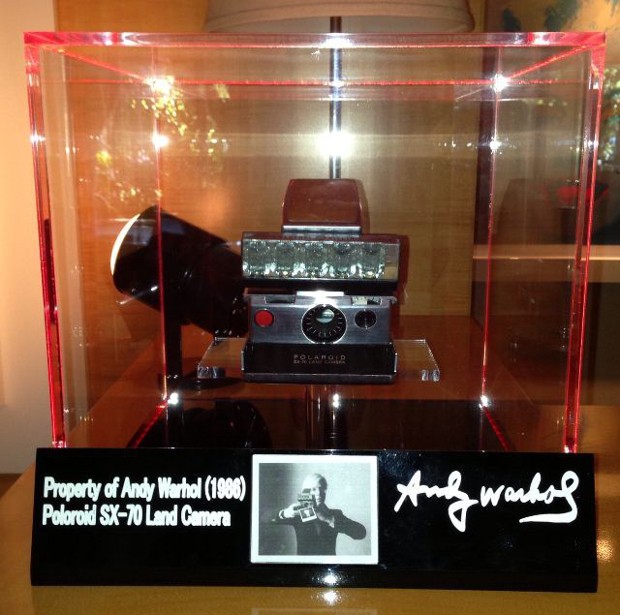 andy warhol polaroid camera