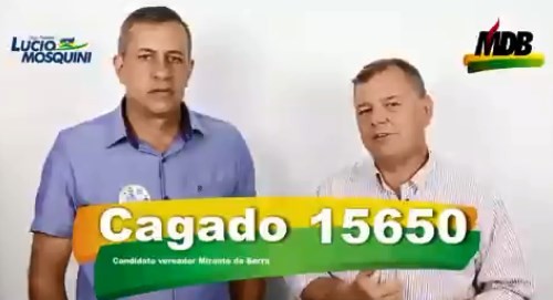 HiltonO vereador Emerick de Paiva, conhecido como ‘Cagado’, é candidato à reeleição em Mirante da Serra, em Rondônia