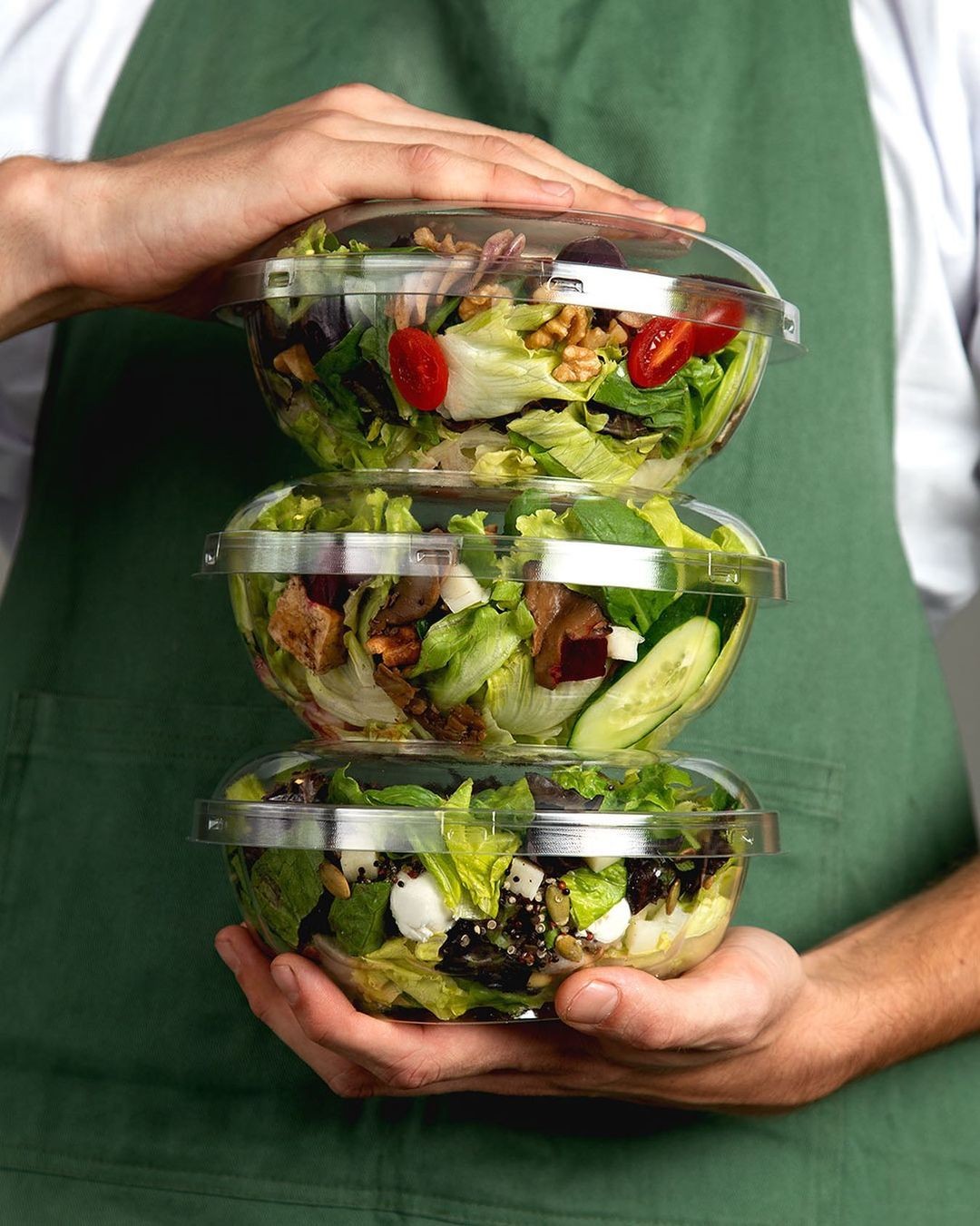Cloud kitchen une comida saudável e logística reversa para reciclar 200% de embalagens (Foto: Reprodução/Instagram @olga.ri_ )