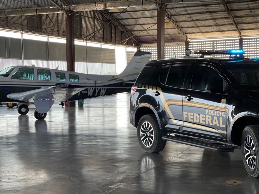 Operação Vikare - Ação visa uso de aeronaves para transporte de drogas — Foto: Polícia Federal/Divulgação
