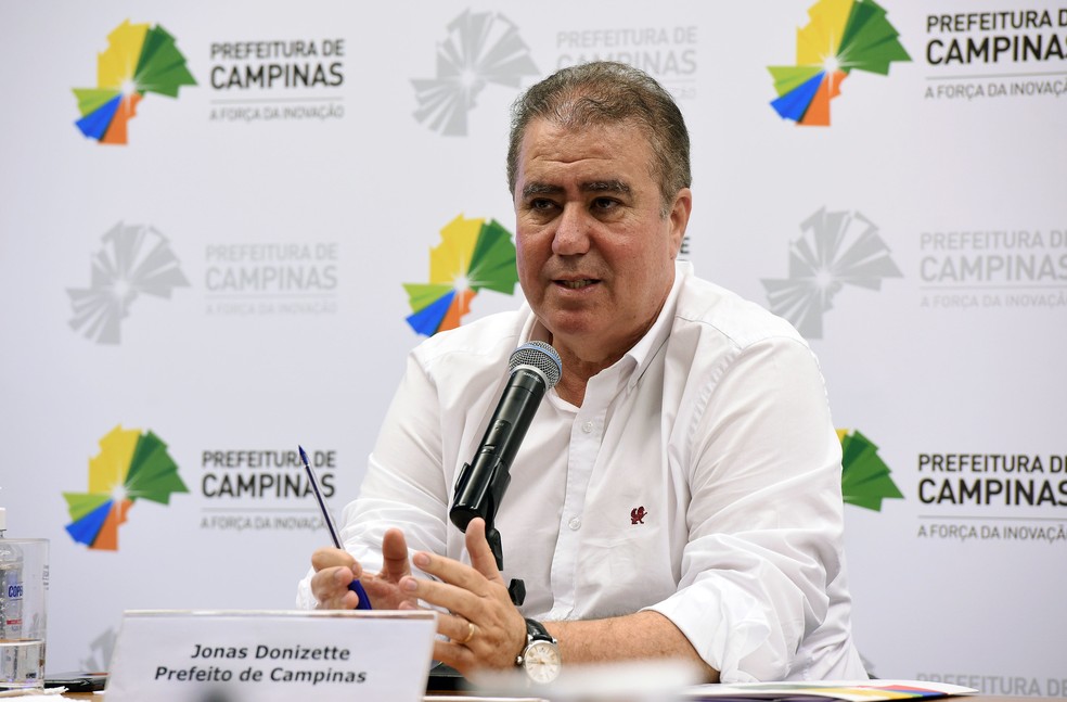 O prefeito de Campinas, Jonas Donizette — Foto: Carlos Bassan / Prefeitura